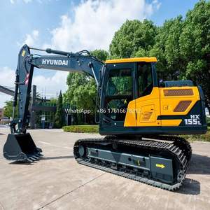 รถขุดตีนตะขาบฮุนได HX155L ผลิตในเกาหลีแท้ เครื่องยนต์คัมมินส์ สภาพดี รับประกัน 1 ปี ลดราคา - Product Image 2