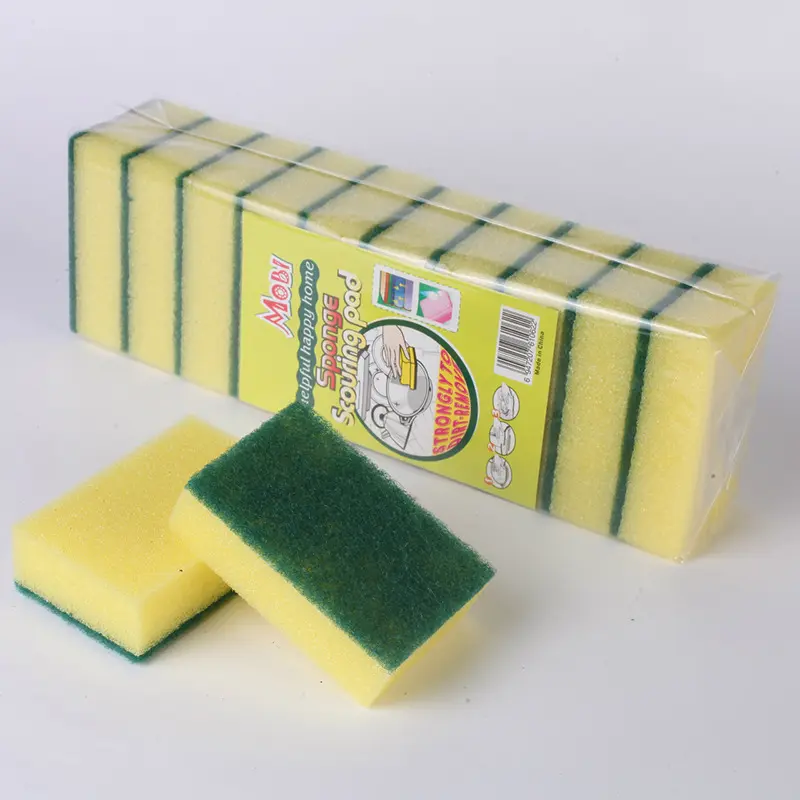 10 pcs/lot High Quality Cleaning Magic Sponge Dish Cleaning Cloth Scouring Pads For Kitchen Household Cleaning