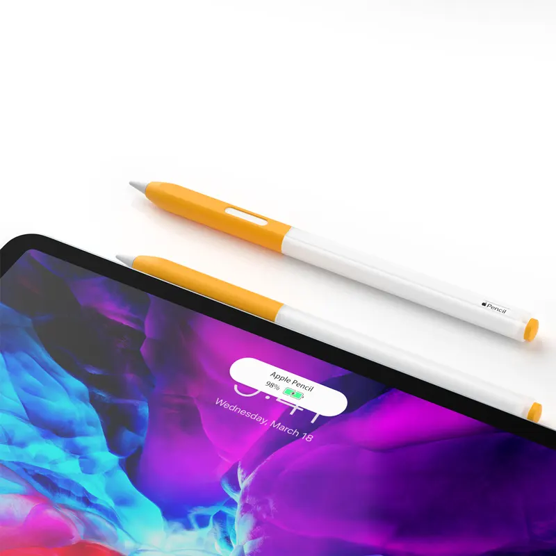 Zachte Siliconen Hoes Voor Apple Tablet Stylus Pen 2e Generatie Touch Screen Potlood Cover Pennen Hoes Hoesje Ipencil Beschermende Grip