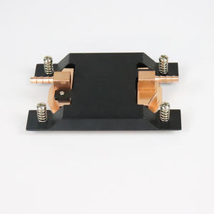 Radiador de ventilador de refrigeración de <span class=keywords><strong>CPU</strong></span> con interfaz USB de fábrica con luz LED, disipador de calor de aluminio, bloque de agua de cobre, tipo de aire en caja de embalaje - Product Image 3
