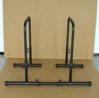 Barre de traction réglable en acier IUNNDS 126x72x94cm, portable, pour usage domestique, exercices fonctionnels, barres parallèles robustes, équipement de musculation
