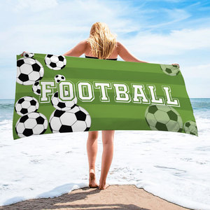 Serviette <span class=keywords><strong>de</strong></span> plage en microfibre commémorative football 2026, sans sable, séchage rapide, imprimé football, serviettes <span class=keywords><strong>de</strong></span> sport, vente en gros - Product Image 4