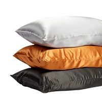 Taie d'oreiller en soie de mûrier 100% pure, de luxe, en satin 6A imprimé, certifiée OEKO-TEX, végane, écologique et biologique, vente en gros