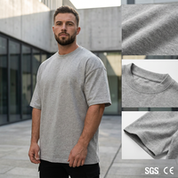 Custom Premium <strong>300GSM</strong> Heavyweight <strong>T</strong> <strong>Shirt</strong> Men 100% Cotton Boxy Fit <strong>Oversized</strong> Drop Shoulder Tee for Private Label Brand