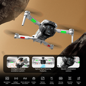 Drone pliable professionnel KDS-T50 avec deux caméras, zoom 50x, contrôle gestuel, évitement d'obstacles infrarouge pour les prises de vue aériennes - Product Image 1