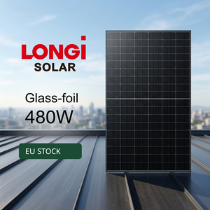 Panel Solar Monofacial de Tipo N Hi-MO X10 480W 182mm 23.5% de Eficiencia LR7-54HVB Totalmente Negro, Envío Rápido desde Alemania - Product Image 1