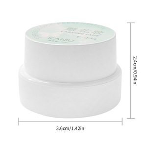 5g tırnak sanat Pastel oyma jel 3D sakızlı ipek saten katı jel gül buz Petal şekilli yoğurma tırnak sanat oyma jel - Product Image 6