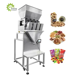 ZXSMART Semi Automatic Bag Bottle Beans Rice Grain Nuts Seeds Sugar Solid Granule Weigh Filling Packing Machine