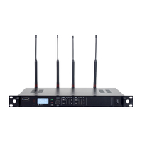 Nouveau niveau de performance Signaux RF Micro système sans fil numérique professionnel Microphone dynamique ou à condensateur