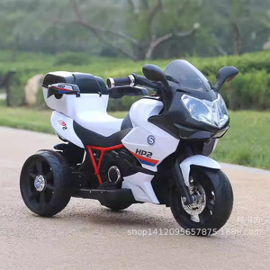 Children Electric Motorcycle 12V Three Wheel Ride On Toy For 3-6 Years Old Kids White Red Blue Color - Product Image 2