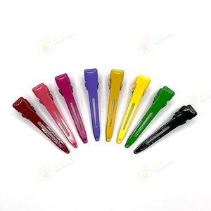 Pinzas para el pelo <span class=keywords><strong>de</strong></span> una sola punta para mujer, pinzas para el pelo <span class=keywords><strong>de</strong></span> Metal DIY, fabricación <span class=keywords><strong>de</strong></span> estilos <span class=keywords><strong>de</strong></span> pelo <span class=keywords><strong>de</strong></span> cocodrilo pintados en <span class=keywords><strong>plata</strong></span> para salón <span class=keywords><strong>de</strong></span> maquillaje - Product Image 3