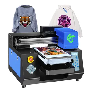 Colorsun 2840 XP600 dtg yazıcı fiyat kore mürekkep hiçbir tıkanma ücretsiz RIPrint yazılım a3 t shirt giysi dtg yazıcı doğrudan