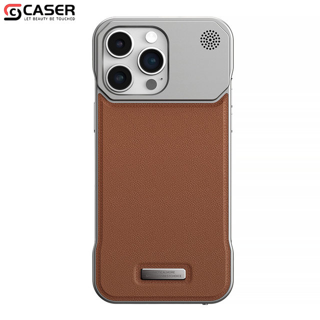 Leather Borderless Aromatherapy Magnetic Wireless Charging Luxury Style Shockproof Phone Cover for iPhone 17/17air/17pm