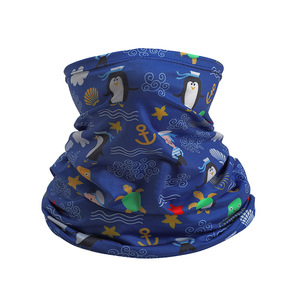 Pañuelo multifuncional de seda helada con estampado para niños, protección UV, máscara facial para ciclismo, deportes al aire libre, banda mágica para la cabeza - Product Image 2
