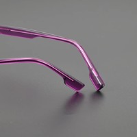 Lunettes de vue faites à la main de haute qualité à double monture, cerclées, avec diamants colorés irréguliers, légères, originales, à la mode, amusantes, pour adultes, imprimées