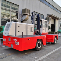 Chariot élévateur diesel de manutention 6, 8, 9, 10 tonnes, chariot élévateur latéral avec hauteur de levage de 3,6 m