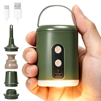 Bomba de Aire Eléctrica Portátil de Alta Presión 4.5kPa, Inflador Inalámbrico con Luz LED para Colchones de Aire, Flotadores de Piscina, Bomba Pequeña OEM ODM