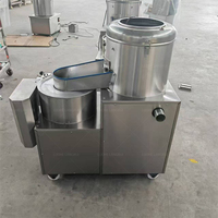 Machine professionnelle industrielle de lavage et de pelage de pommes de terre, nettoyeur électrique de racines, coupe-frites et trancheuse