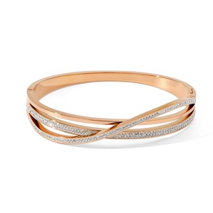18K Gold Plated 316 Stainless Steel <b>Bracelet</b> New Design Fashionable Waterproof Bangle for Women Trendy Jewelry - Product Image 4