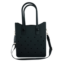 Sac fourre-tout tendance 2025 pour ordinateur portable, imperméable en EVA, sac à main de plage multicolore et durable pour femme
