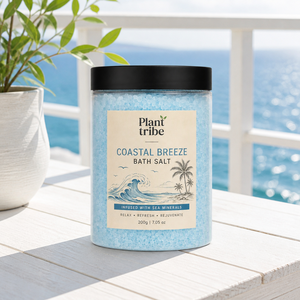 Sal de Baño Coastal Breeze, Exfoliante Natural, Refrescante e Hidratante, con Aroma Oceánico, Sal de Aromaterapia - Product Image 1