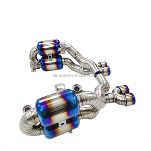 Échappement pour <span class=keywords><strong>Porsche</strong></span> <span class=keywords><strong>911</strong></span> 997 <span class=keywords><strong>Carrera</strong></span> <span class=keywords><strong>Carrera</strong></span> S <span class=keywords><strong>Carrera</strong></span> 4s Side Mk1 Full Titanium 76mm - Product Image 2