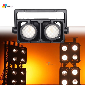 IP65 2ชิ้น300W DMX512 2ตาไฟกระพริบ COB กันน้ำ600W LED PAR RGBA อุปกรณ์ให้แสงสว่างบนเวที - Product Image 2