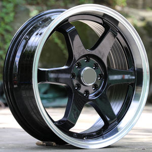 Jantes en alliage Rines Volk Te37sl de 18 pouces, couleur noire, 5x114.3, pour voitures de course, sport, auto, jantes en alliage, mags - Product Image 2