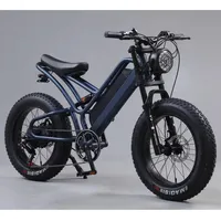 Nouveau Vélo Électrique Urbain M200 Fat avec Pneus 20x4 Pouces, 350W-1500W, Vitesse 45km/h, pour Adultes, Entrepôt UE/USA, Vélo Électrique V8 1000W