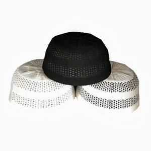 Chapeau de prière musulman à la mode Vente en gros du chapeau tricoté arabe respirant pour hommes - Product Image 1