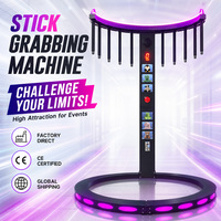 Machine de jeu d'arcade professionnelle de capture de réactions, avec jeu de lancer de bâton rapide, pour événements