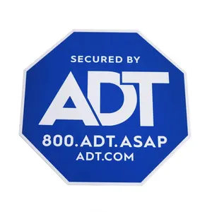Alüminyum kutup ile sıcak satış ADT plastik güvenlik güvenlik işaretleri Yard işaretleri