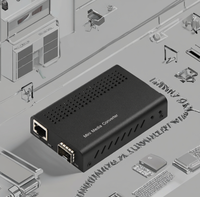 Convertisseur de média Ethernet fibre optique SFP+ 10G mini non géré Olycom TA810-10G DC 12V Garantie 1 an
