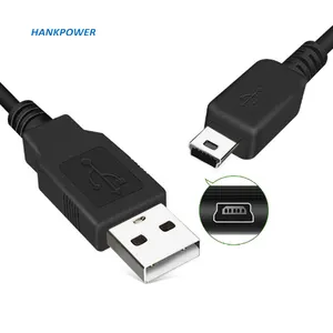 Yüksek kaliteli yüksek hızlı USB 2.0 A erkek Mini 5 Pin B veri şarj kablosu kordon adaptörü
