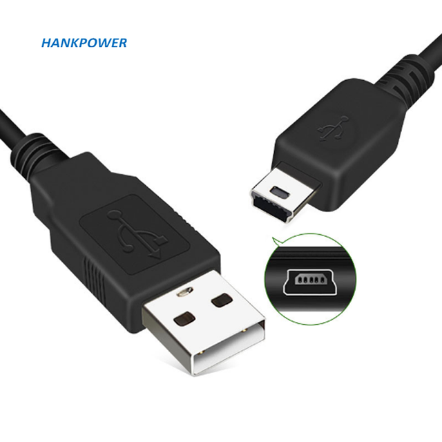 High Quality High Speed USB 2.0 a Male to Mini 5 Pin B Data Charging Cable Cord Adapter