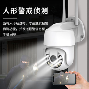 SuperSee ICsee <b>Wireless</b> WiFi PTZ <b>IP</b> <b>Camera</b> 1.5 Inch Night Vision Outdoor Indoor Surveillance With SD Card Slot And Voice - Product Image 4