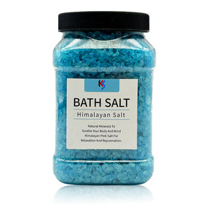 Özel etiket doğal islatın kristal himalaya tuz banyo derin temizlik vücut banyo tuzları ile kurutulmuş çiçekler kavanoz banyo tuzu - Product Image 3