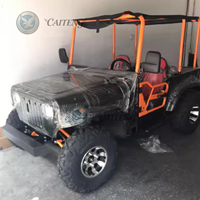 Mini Jeep Dune Buggy électrique/à essence 2 places homologué pour la route Transmission automatique Garantie de 2 ans