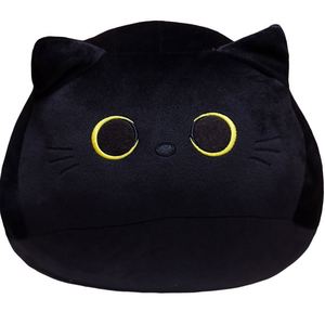 Nuevo Peluche 3D Negro Grande para Abrazar, Adorable Cojín de Peluche Kawaii, Muñeco de Gato Suave - Product Image 1
