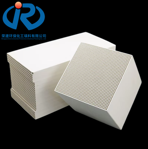 Blocco e Tubo in Ceramica di Allumina a Nido d'Ape RONGJIAN per Sistema RTO, Alta Conducibilità Termica, Uso Industriale, Servizio di Taglio - Product Image 2