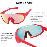Lunettes de cyclisme pour enfants de haute qualité Marathon course lunettes polarisées alpinisme en plein air coupe-vent lunettes de soleil de protection UV