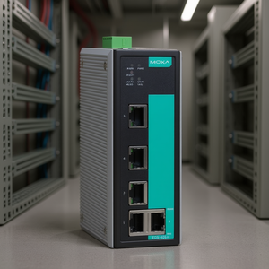 Commutateur Ethernet d'entreprise géré Moxa EDS-405A à 5 ports, 24V IEEE 802.3, montage sur rail DIN - Product Image 3