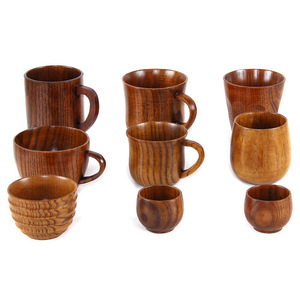 Japanese Wooden <b>Cups</b> Creative Ziziphus Jug <b>Tea</b> <b>Cup</b> Office Coffee Mug <b>Large</b> Belly Beer <b>Cup</b> Custom Logo - Product Image 1