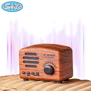 Factory Vintage Mini Radio BT42 RGB Light 5W FM Radio Rechargeable TF Card 1200mAh Portable for Home Office Party Decor - Product Image 1
