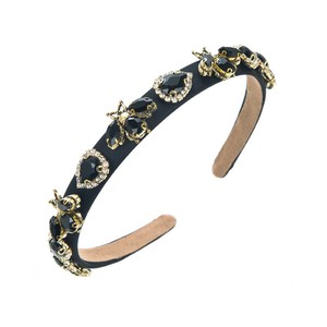 Diadema de lujo Retro barroco temperamento femenino de gama alta banquete fiesta de baile accesorios para el cabello - Product Image 2