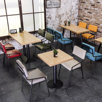 Chaise de salle à manger mobile minimaliste et moderne avec dossier, cadre en fer, pour la maison, le restaurant, le café, origine Chine