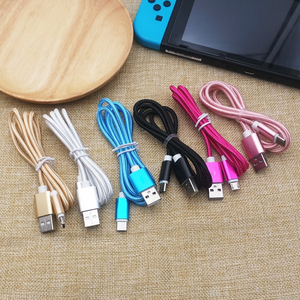 10 chân Nylon USB A để loại C sạc cáp Type-C 2A sạc nhanh sạc cáp 10ft bện USB-C Điện thoại Di động Cáp dữ liệu - Product Image 4