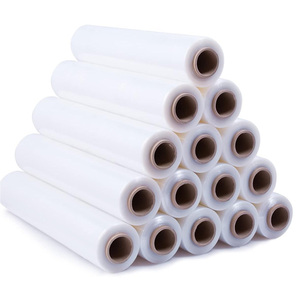 Bao bì công nghiệp cuộn màng trắng co giãn rộng 50 cm và co giãn lên đến 300 mét chống ẩm - Product Image 1