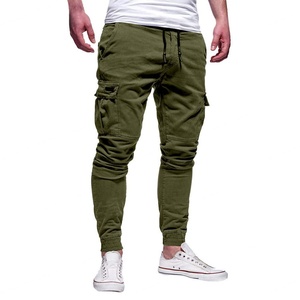 Men`s Slim <b>Fit</b> Urban Casual Pencil Jogger Cargo <b>Work</b> Pant Training <b>Trousers</b> - Product Image 1