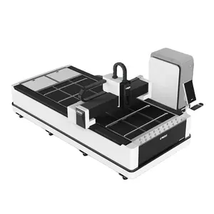 Máquina CNC Gweike LF3015CN 1000W 2000W 3000W 4000W 3000W Máquina de corte láser de fibra de potencia media Área de trabajo de máquina de metal 1500 * mm